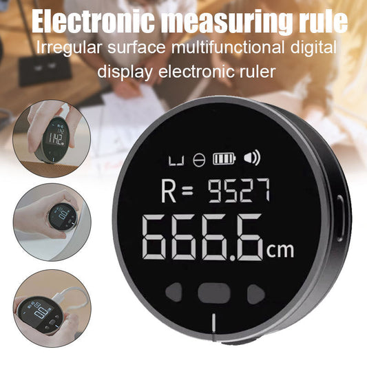 Electronic Digital Measuring Ruler with LCD Display